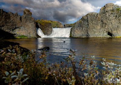 Hjálparfoss Waterfall in Þjórsárdalur │ Iceland Photo Gallery
