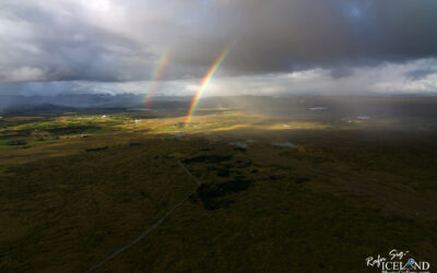 Rainbow from air │ Iceland Photo Gallery