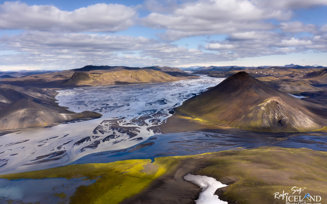 Tungnaá River in the Highlands of Iceland