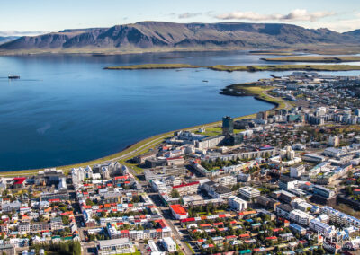 Reykjavík Capital of Iceland from air │ Iceland Photo Gallery
