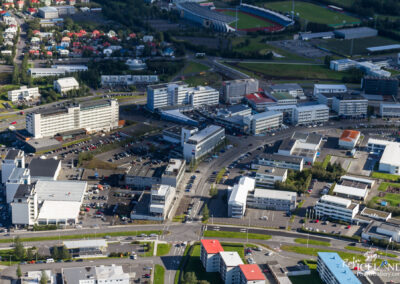 Reykjavik Capital of Iceland from air │ Iceland Photo Gallery