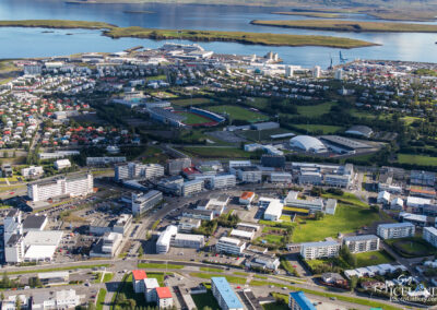 Reykjavik Capital of Iceland from air │ Iceland Photo Gallery