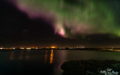 Northern Lights over my small home town Vogar 28-02-2023 │ Iceland Photo Gallery