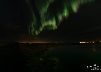 Northern Lights over my small home town Vogar 28-02-2023 │ Iceland Photo Gallery