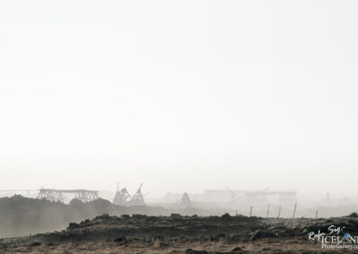 Fiskhjallar (fish drying racks)│ Iceland Photo Gallery