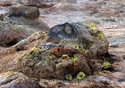 A textured geothermal aria , reflecting Iceland's unique geological features.