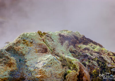 Steamy area, highlighting Iceland's natural geothermal beauty.